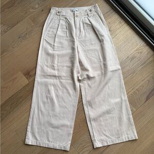 Madewell Light Tan Trousers sz 2 Petite